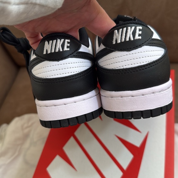 NWT Nike dunk low Black and White Sneakers - Picture 4 of 6